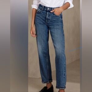 Banana Republic high-rise straight jeans